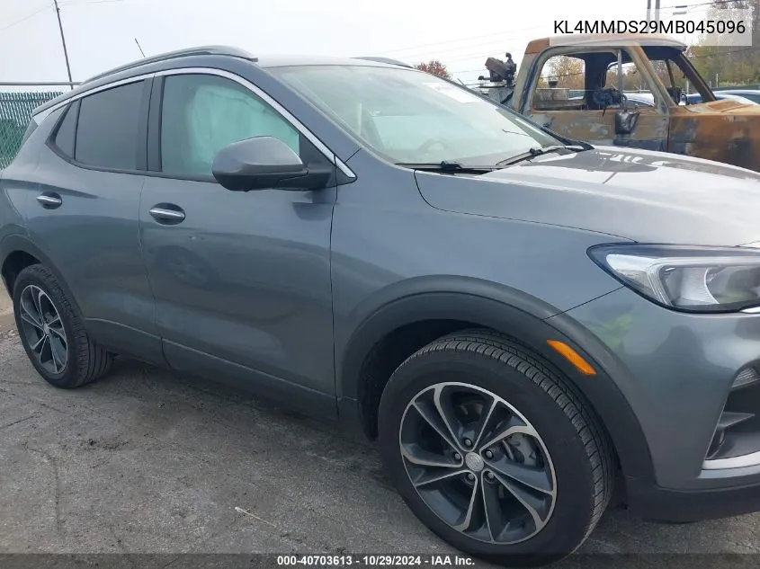 2021 Buick Encore Gx Fwd Select VIN: KL4MMDS29MB045096 Lot: 40703613