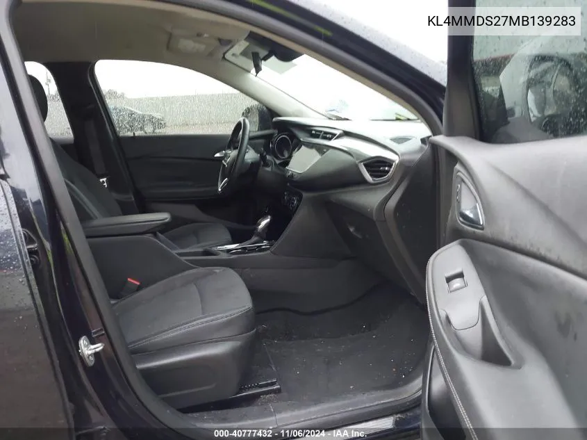 2021 Buick Encore Gx Fwd Select VIN: KL4MMDS27MB139283 Lot: 40777432