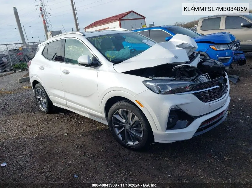 2021 Buick Encore Gx Fwd Essence VIN: KL4MMFSL7MB084869 Lot: 40843939