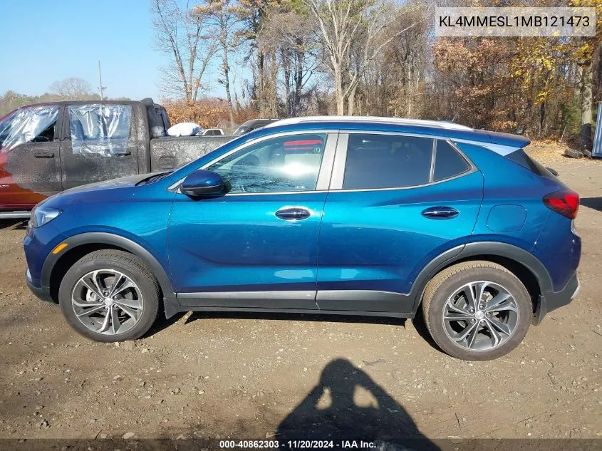 2021 Buick Encore Gx Awd Select VIN: KL4MMESL1MB121473 Lot: 40862303