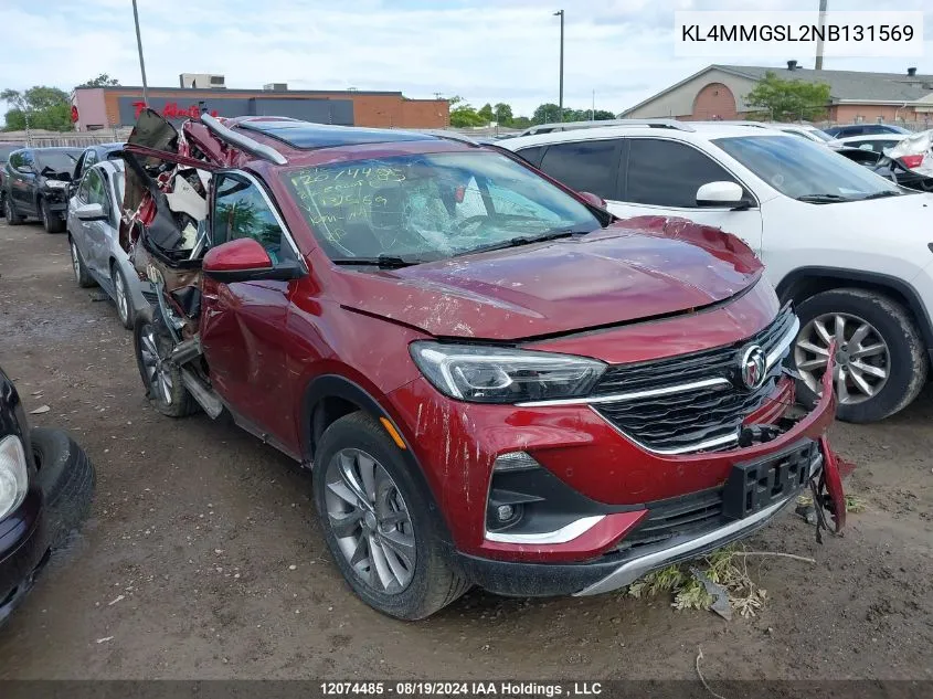 2022 Buick Encore Gx VIN: KL4MMGSL2NB131569 Lot: 12074485