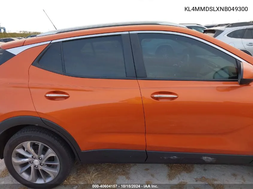 2022 Buick Encore Gx Fwd Select VIN: KL4MMDSLXNB049300 Lot: 40604157