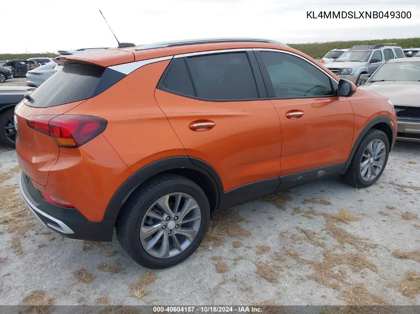 2022 Buick Encore Gx Fwd Select VIN: KL4MMDSLXNB049300 Lot: 40604157