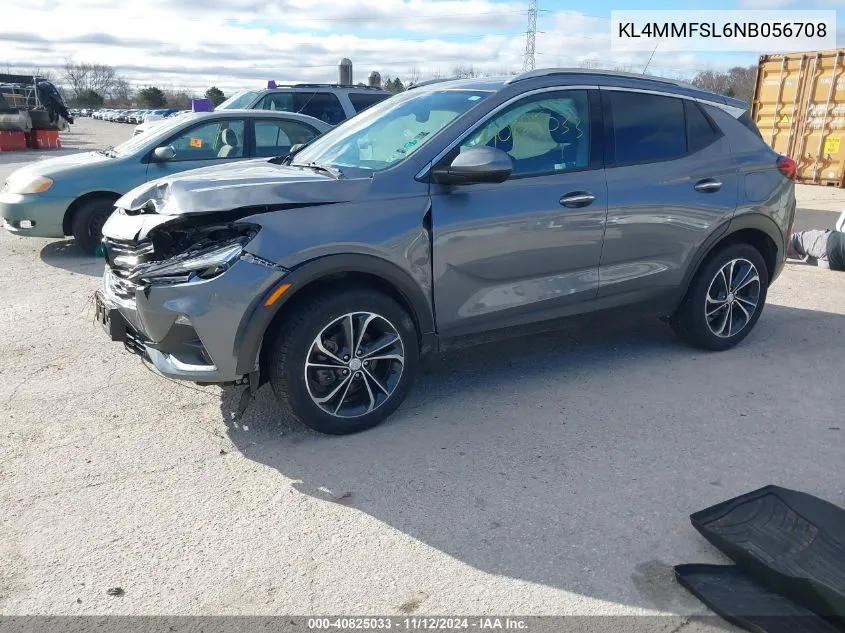 2022 Buick Encore Gx Fwd Essence VIN: KL4MMFSL6NB056708 Lot: 40825033