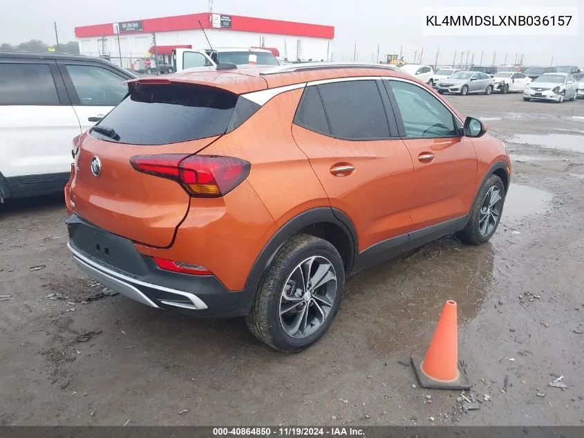 2022 Buick Encore Gx Fwd Select VIN: KL4MMDSLXNB036157 Lot: 40864850