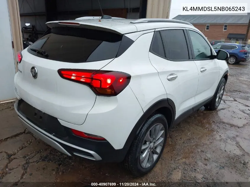 2022 Buick Encore Gx Fwd Select VIN: KL4MMDSL5NB065243 Lot: 40907699