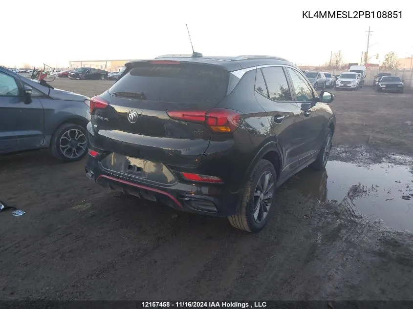 2023 Buick Encore Gx VIN: KL4MMESL2PB108851 Lot: 12157458