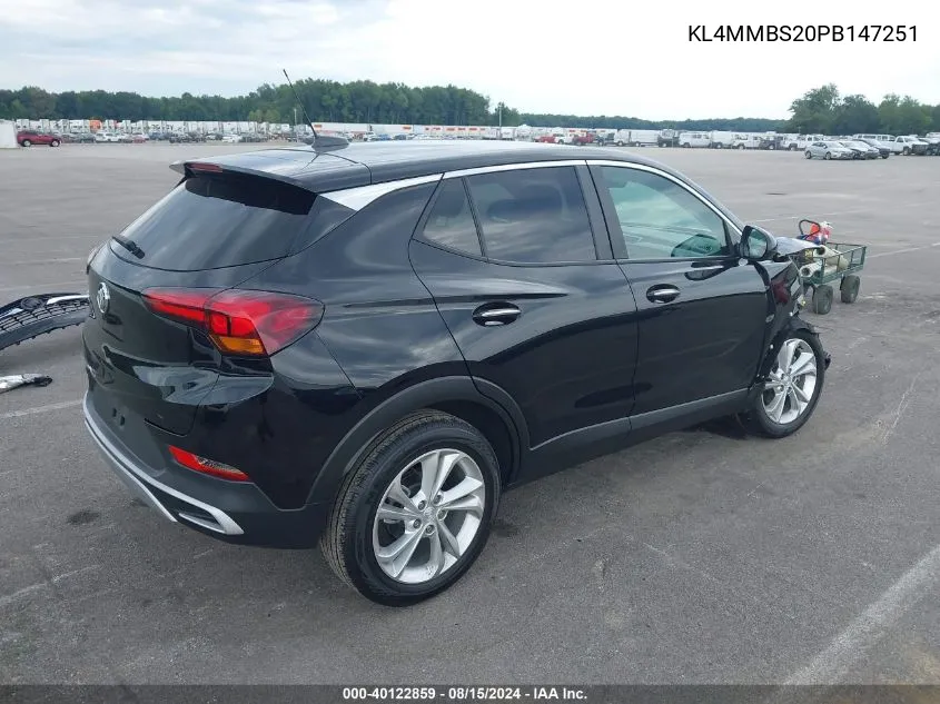 2023 Buick Encore Gx Preferred Fwd VIN: KL4MMBS20PB147251 Lot: 40122859