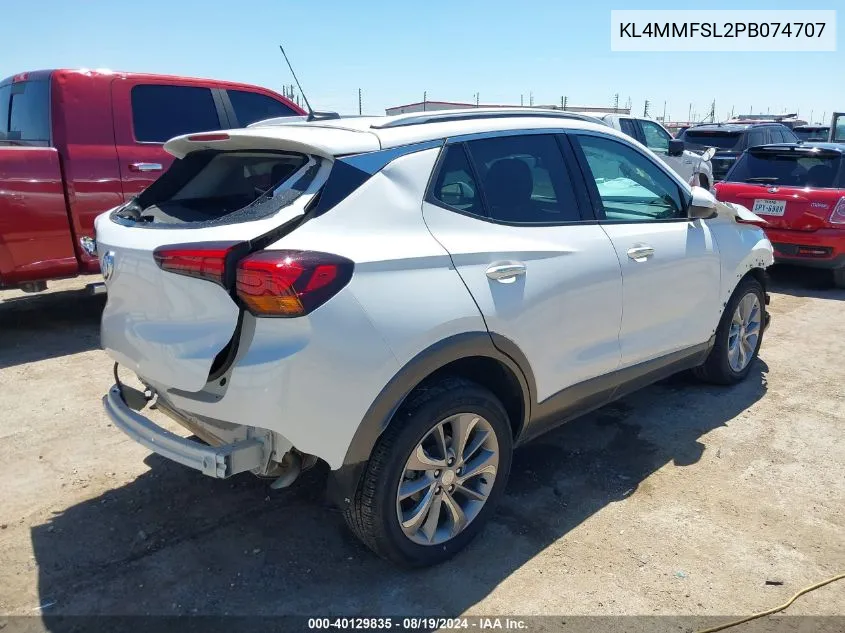 KL4MMFSL2PB074707 2023 Buick Encore Gx Essence Fwd