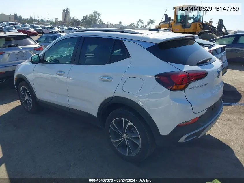 KL4MMDS29PB147759 2023 Buick Encore Gx Select Fwd