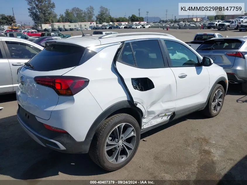 KL4MMDS29PB147759 2023 Buick Encore Gx Select Fwd