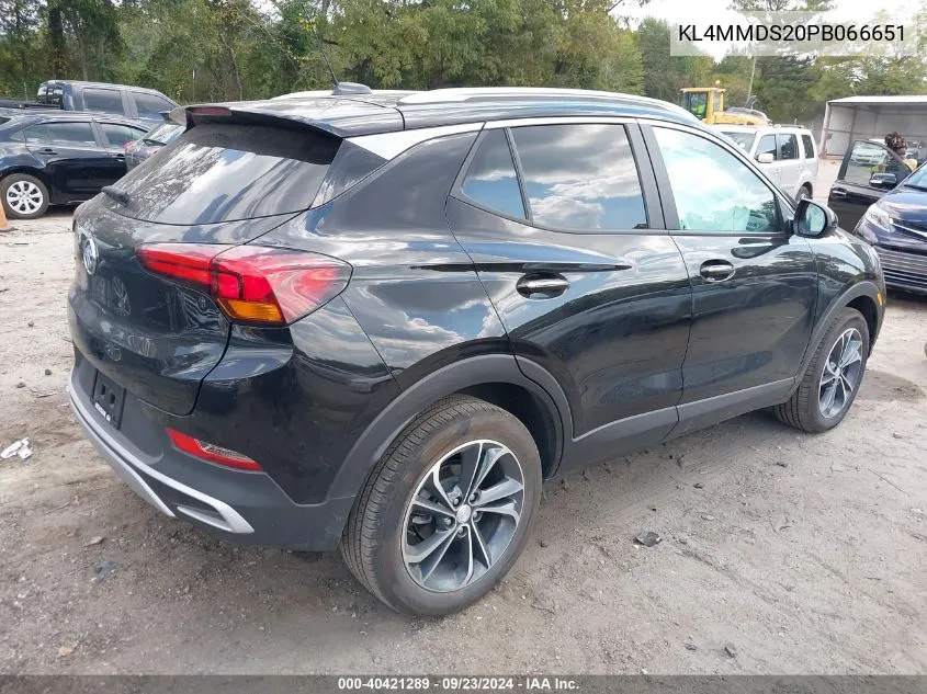 2023 Buick Encore Gx Select Fwd VIN: KL4MMDS20PB066651 Lot: 40421289