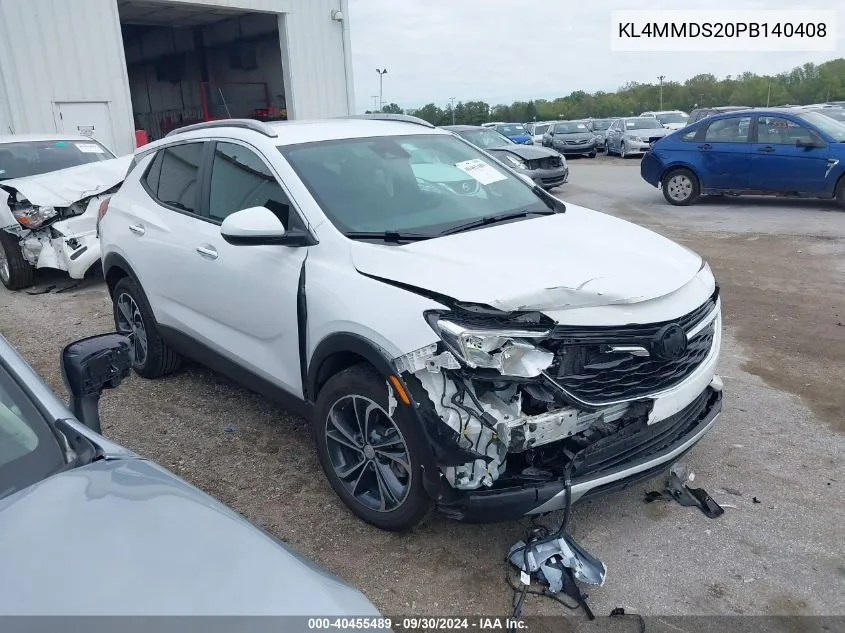 2023 Buick Encore Gx Select Fwd VIN: KL4MMDS20PB140408 Lot: 40455489