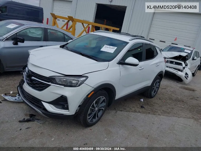 2023 Buick Encore Gx Select Fwd VIN: KL4MMDS20PB140408 Lot: 40455489