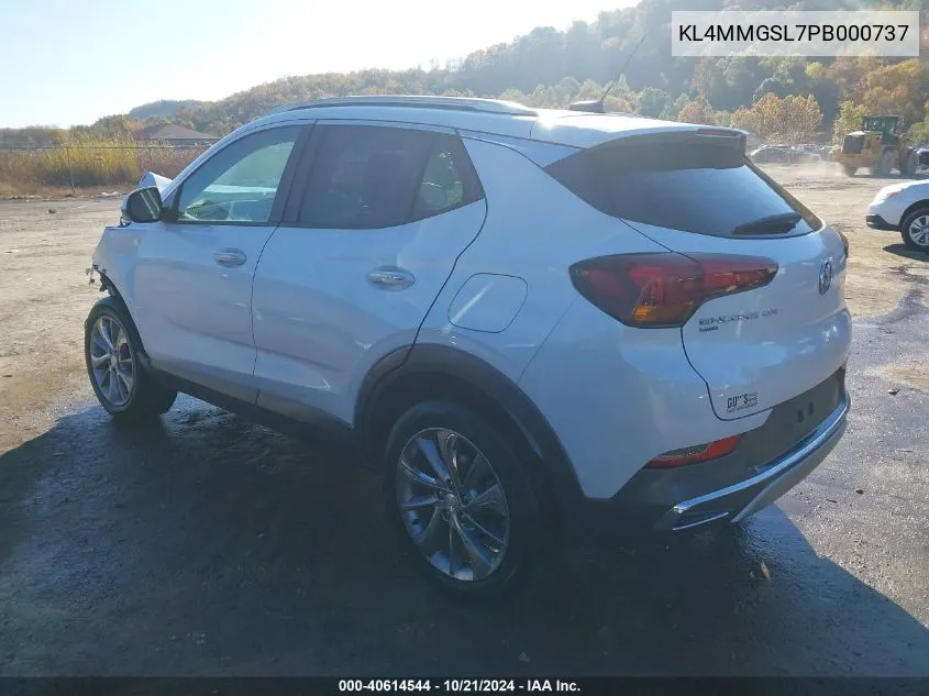 2023 Buick Encore Gx Essence VIN: KL4MMGSL7PB000737 Lot: 40614544