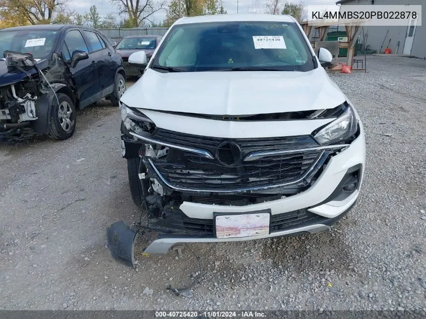 2023 Buick Encore Gx Preferred Fwd VIN: KL4MMBS20PB022878 Lot: 40725420