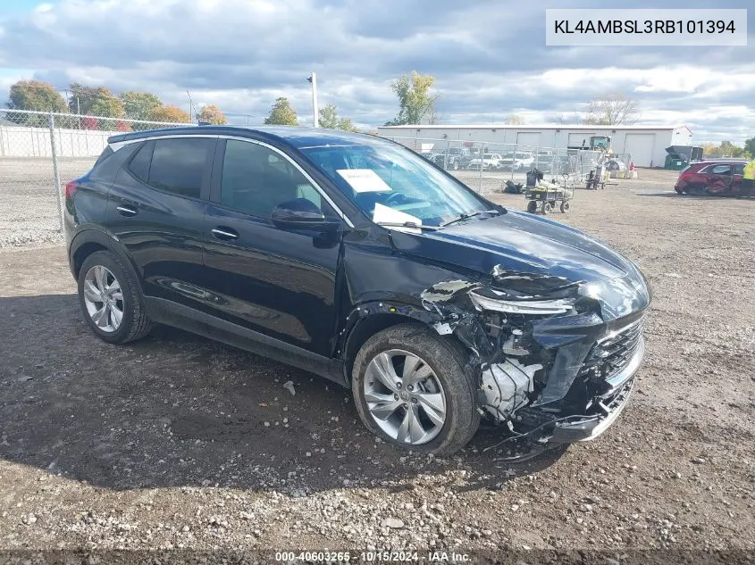 2024 Buick Encore Gx Preferred Fwd VIN: KL4AMBSL3RB101394 Lot: 40603265