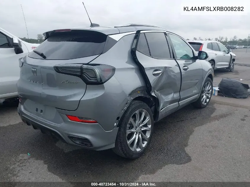 2024 Buick Encore Gx Avenir Fwd VIN: KL4AMFSLXRB008282 Lot: 40723454