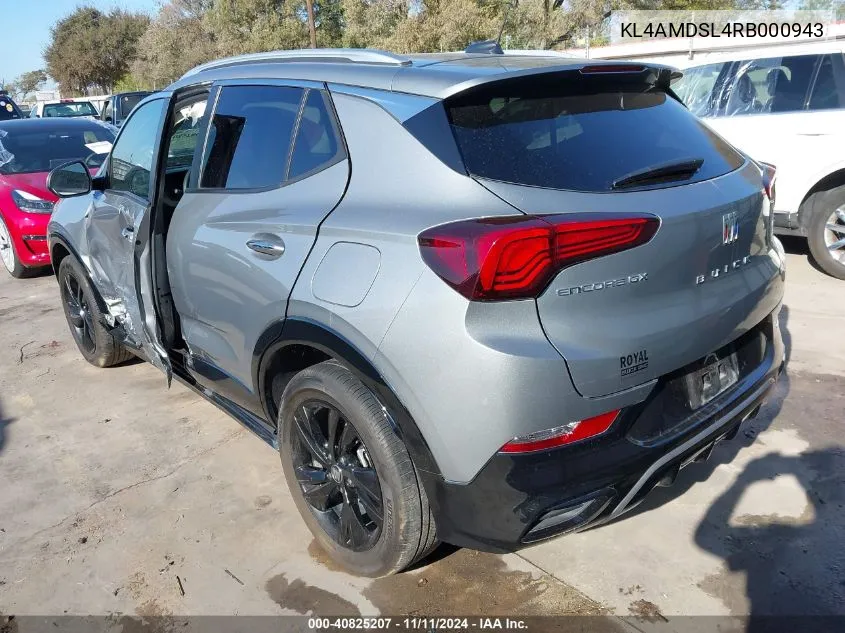 2024 Buick Encore Gx Sport Touring Fwd VIN: KL4AMDSL4RB000943 Lot: 40825207