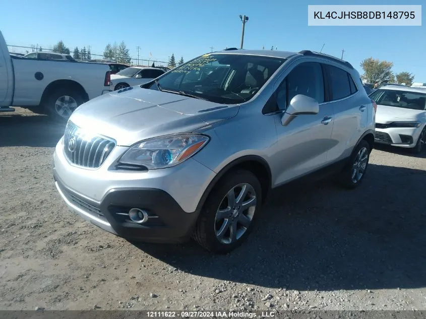 2013 Buick Encore Premium VIN: KL4CJHSB8DB148795 Lot: 12111622