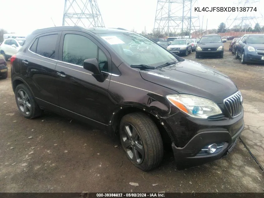 2013 Buick Encore Convenience VIN: KL4CJFSBXDB138774 Lot: 39304417