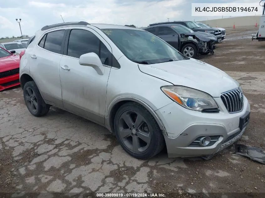 KL4CJDSB5DB194674 2013 Buick Encore Premium