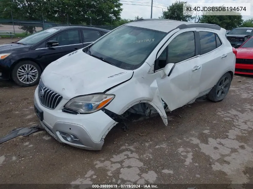 KL4CJDSB5DB194674 2013 Buick Encore Premium