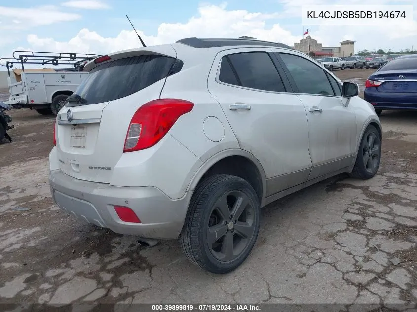 KL4CJDSB5DB194674 2013 Buick Encore Premium