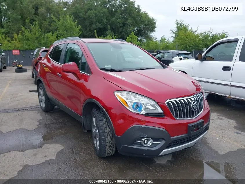 2013 Buick Encore Convenience VIN: KL4CJBSB1DB072799 Lot: 40042158