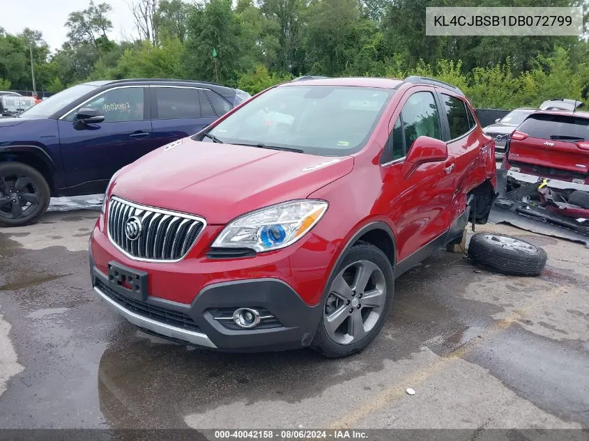 KL4CJBSB1DB072799 2013 Buick Encore Convenience