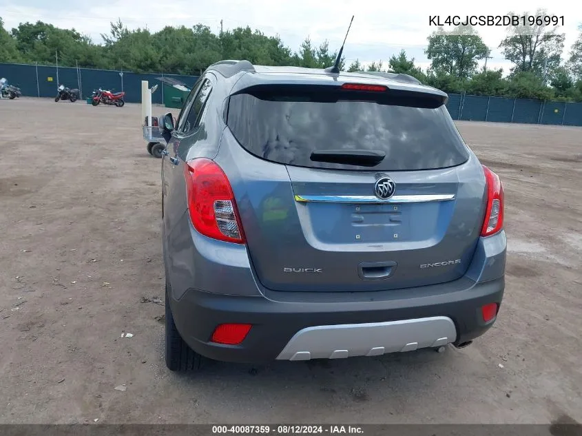 2013 Buick Encore Leather VIN: KL4CJCSB2DB196991 Lot: 40087359