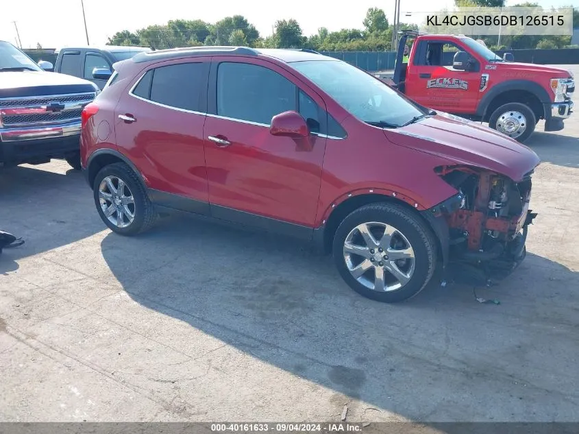 2013 Buick Encore Leather VIN: KL4CJGSB6DB126515 Lot: 40161633