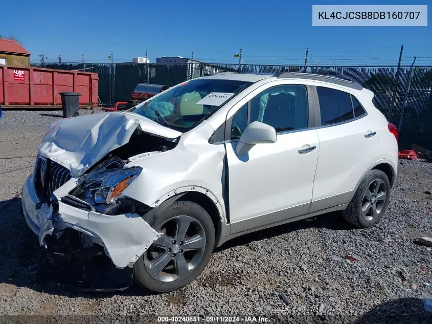 2013 Buick Encore Leather VIN: KL4CJCSB8DB160707 Lot: 40240851