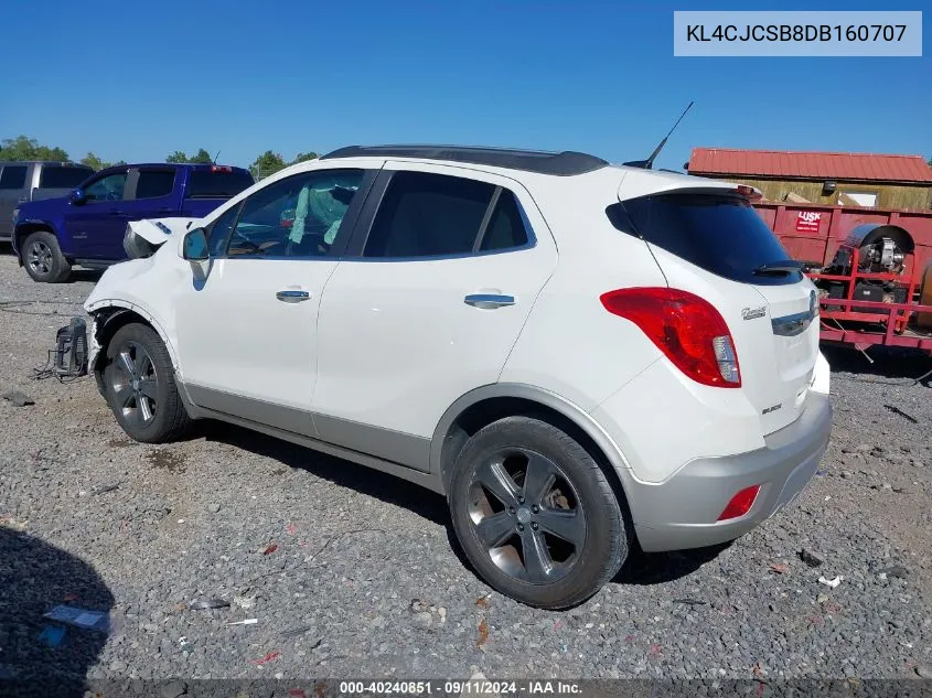 2013 Buick Encore Leather VIN: KL4CJCSB8DB160707 Lot: 40240851