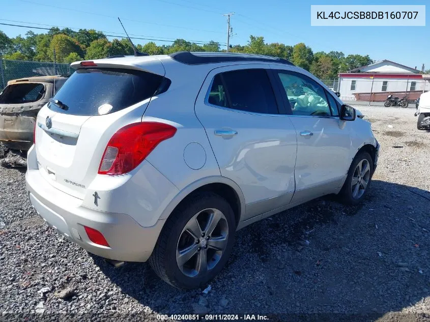 2013 Buick Encore Leather VIN: KL4CJCSB8DB160707 Lot: 40240851