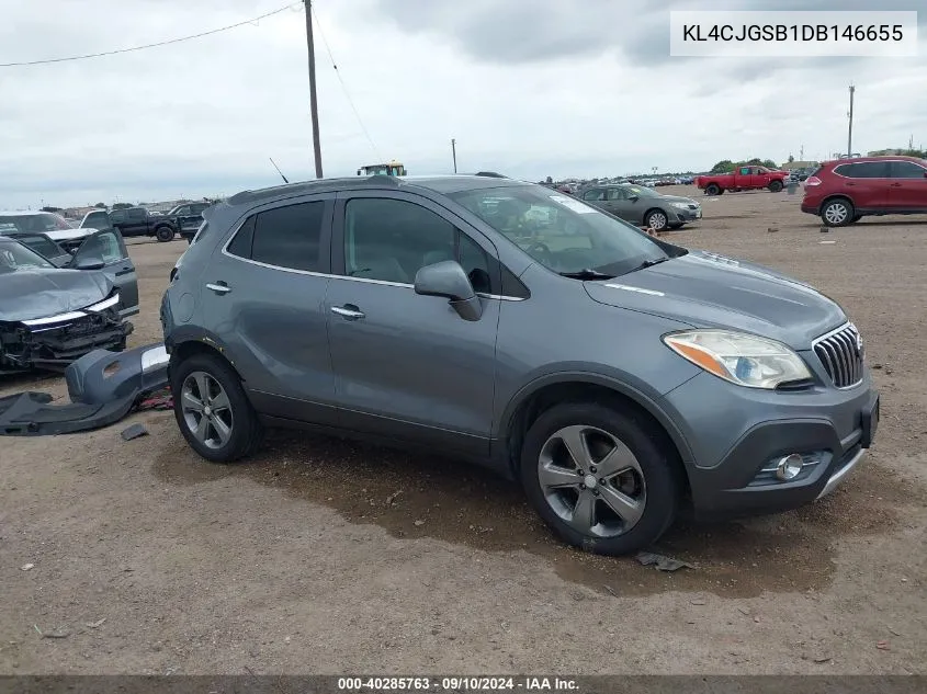 2013 Buick Encore Leather VIN: KL4CJGSB1DB146655 Lot: 40285763