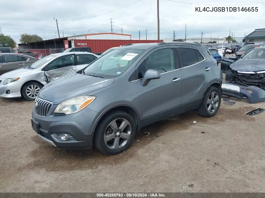 2013 Buick Encore Leather VIN: KL4CJGSB1DB146655 Lot: 40285763