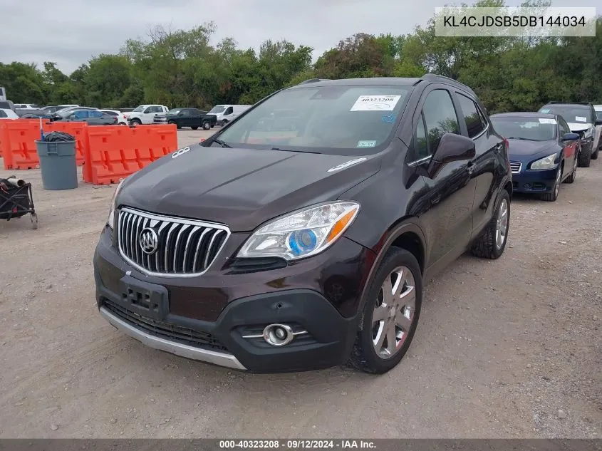 2013 Buick Encore Premium VIN: KL4CJDSB5DB144034 Lot: 40323208