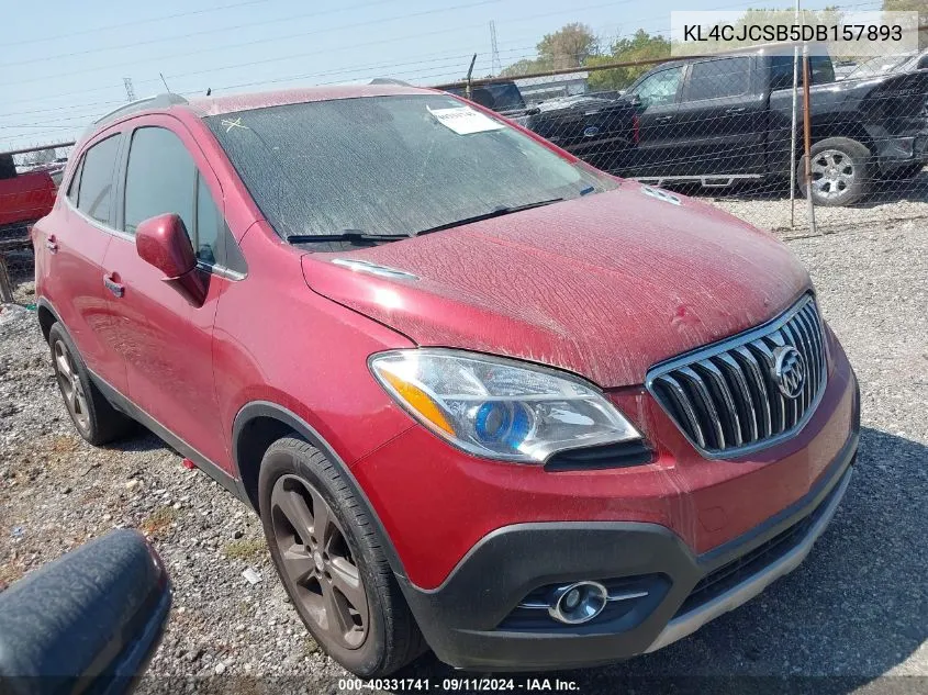 2013 Buick Encore Leather VIN: KL4CJCSB5DB157893 Lot: 40331741