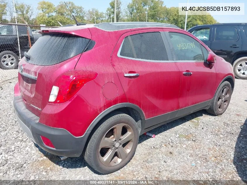 2013 Buick Encore Leather VIN: KL4CJCSB5DB157893 Lot: 40331741