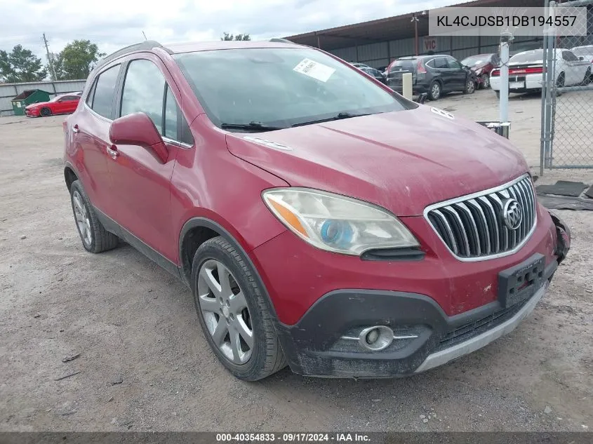 2013 Buick Encore Premium VIN: KL4CJDSB1DB194557 Lot: 40354833