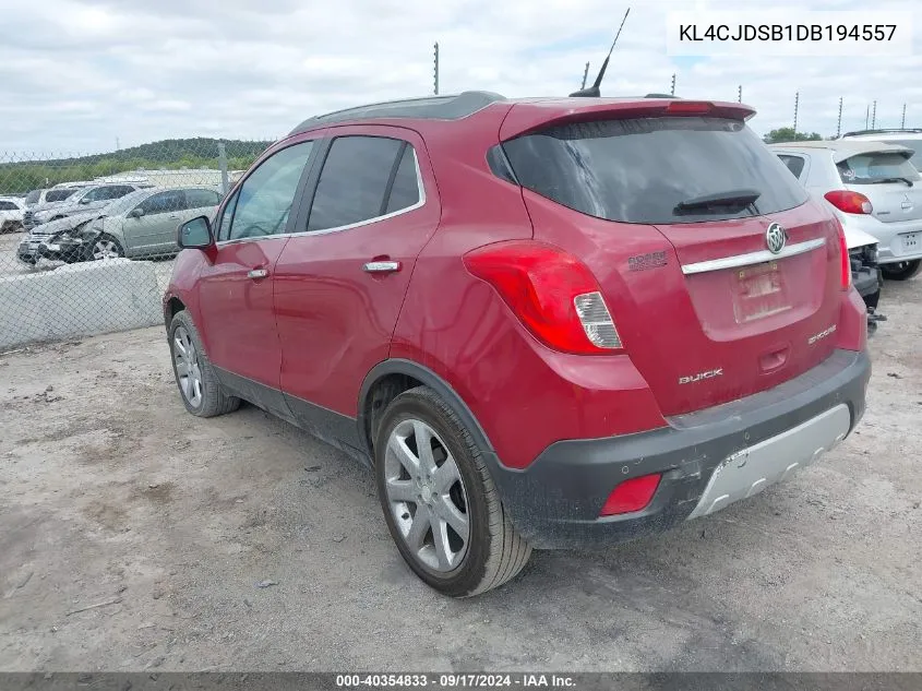 KL4CJDSB1DB194557 2013 Buick Encore Premium