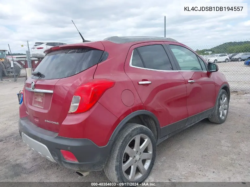 KL4CJDSB1DB194557 2013 Buick Encore Premium