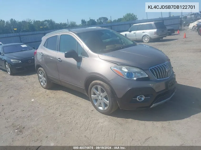 2013 Buick Encore Premium VIN: KL4CJDSB7DB122701 Lot: 40370875