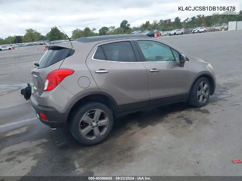 KL4CJCSB1DB108478 2013 Buick Encore