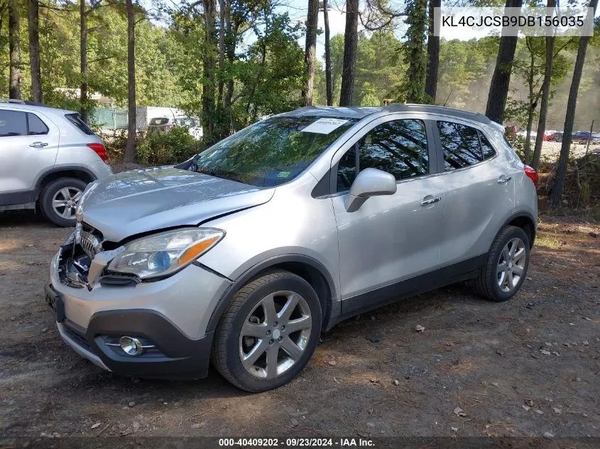 2013 Buick Encore Leather VIN: KL4CJCSB9DB156035 Lot: 40409202