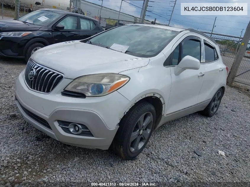 2013 Buick Encore Leather VIN: KL4CJCSB0DB123604 Lot: 40421313