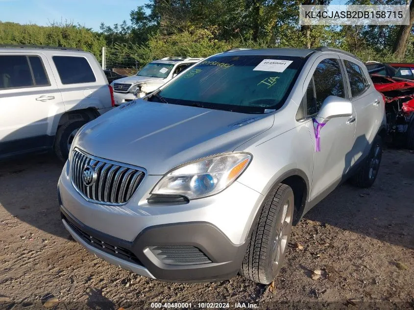 2013 Buick Encore VIN: KL4CJASB2DB158715 Lot: 40480001