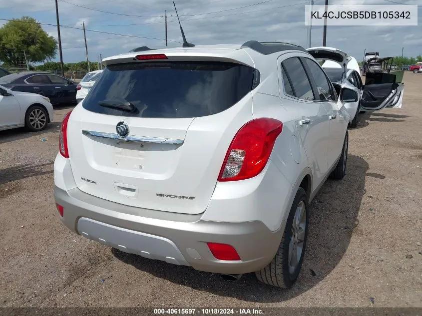 2013 Buick Encore Leather VIN: KL4CJCSB5DB105342 Lot: 40615697