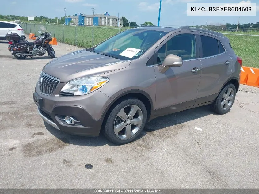 KL4CJBSBXEB604603 2014 Buick Encore Convenience